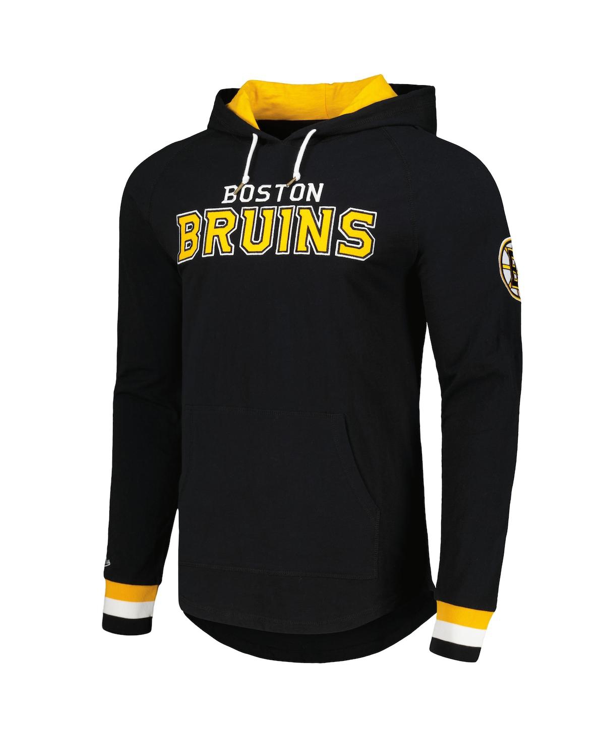 Mitchell & Ness Men's  Black Pittsburgh Penguins Big And Tall Legendary Raglan Pullover Hoodie In Black