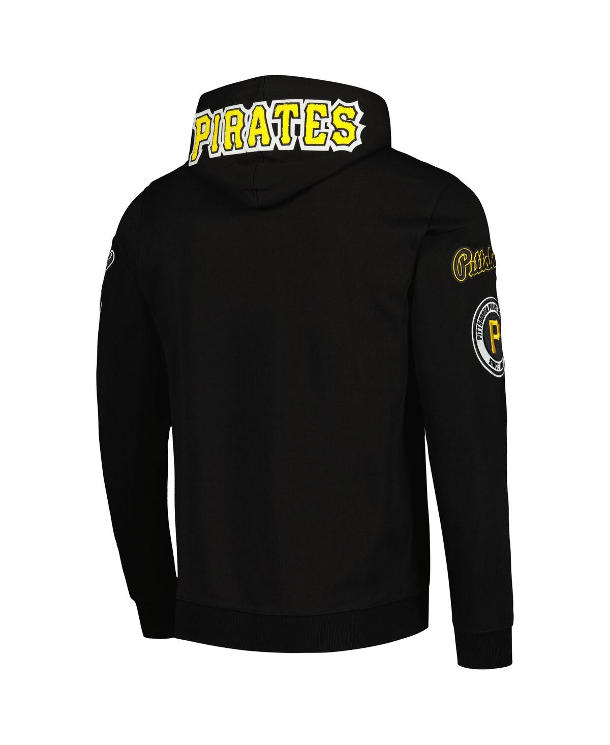 Pro Standard Black Pittsburgh Pirates Team Logo Pullover Hoodie In Black