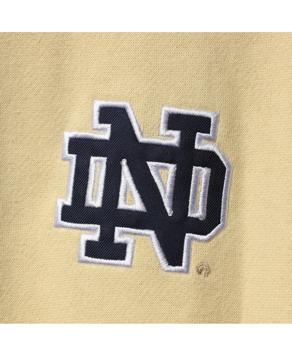 Shop Colosseum Men's  Gold Notre Dame Fighting Irish Tortugas Logo Quarter-zip Jacket