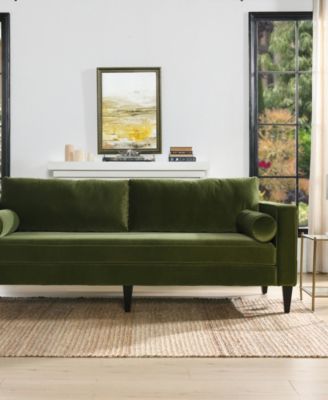 Nicholi 84" Mid-Century Modern Sofa
