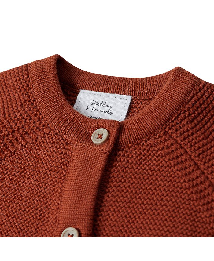 Stellou & Friends Toddler 100% Cotton Cardigan Sweater, Unisex - Macy's