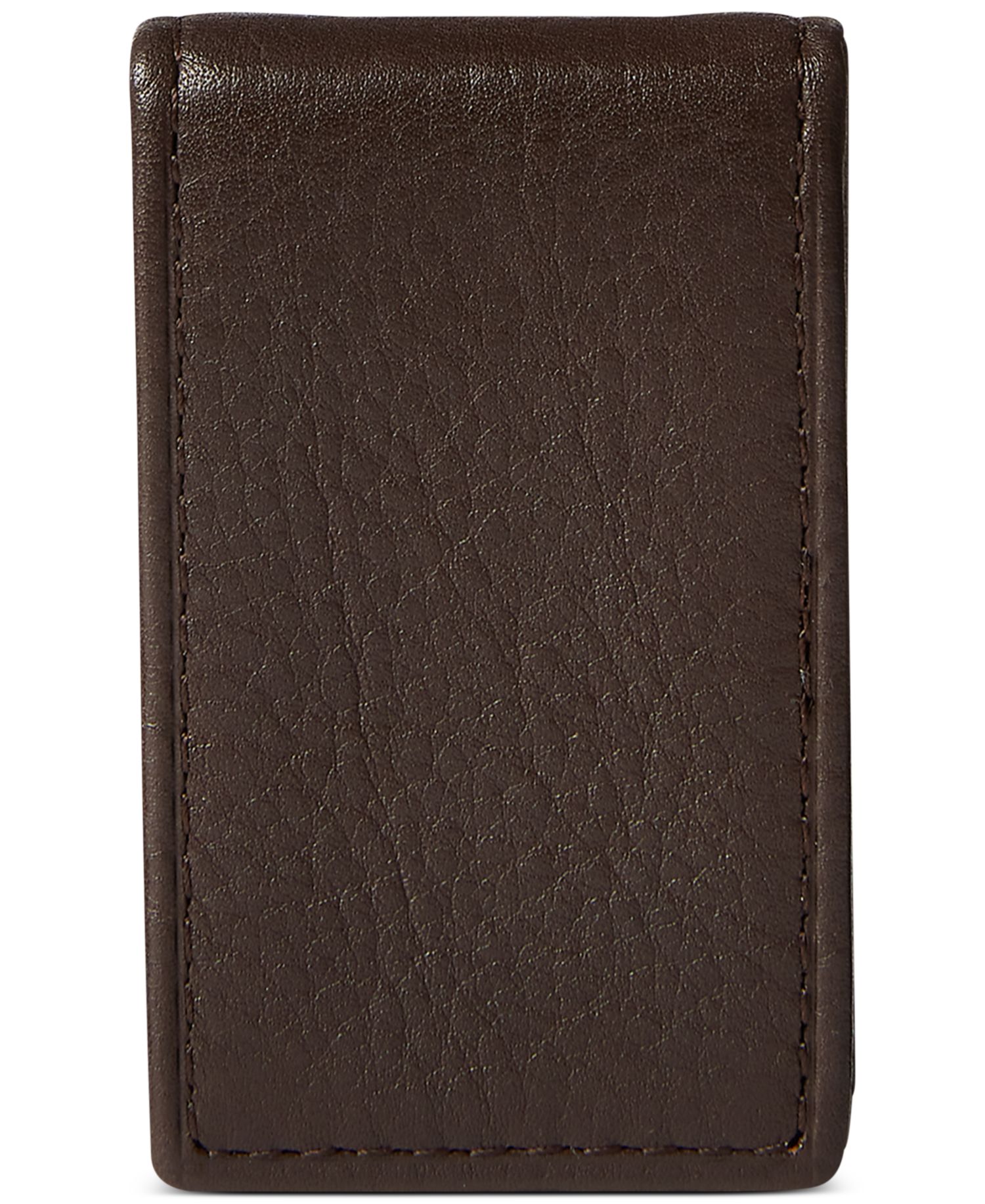 Men's Pebbled Leather Money Clip