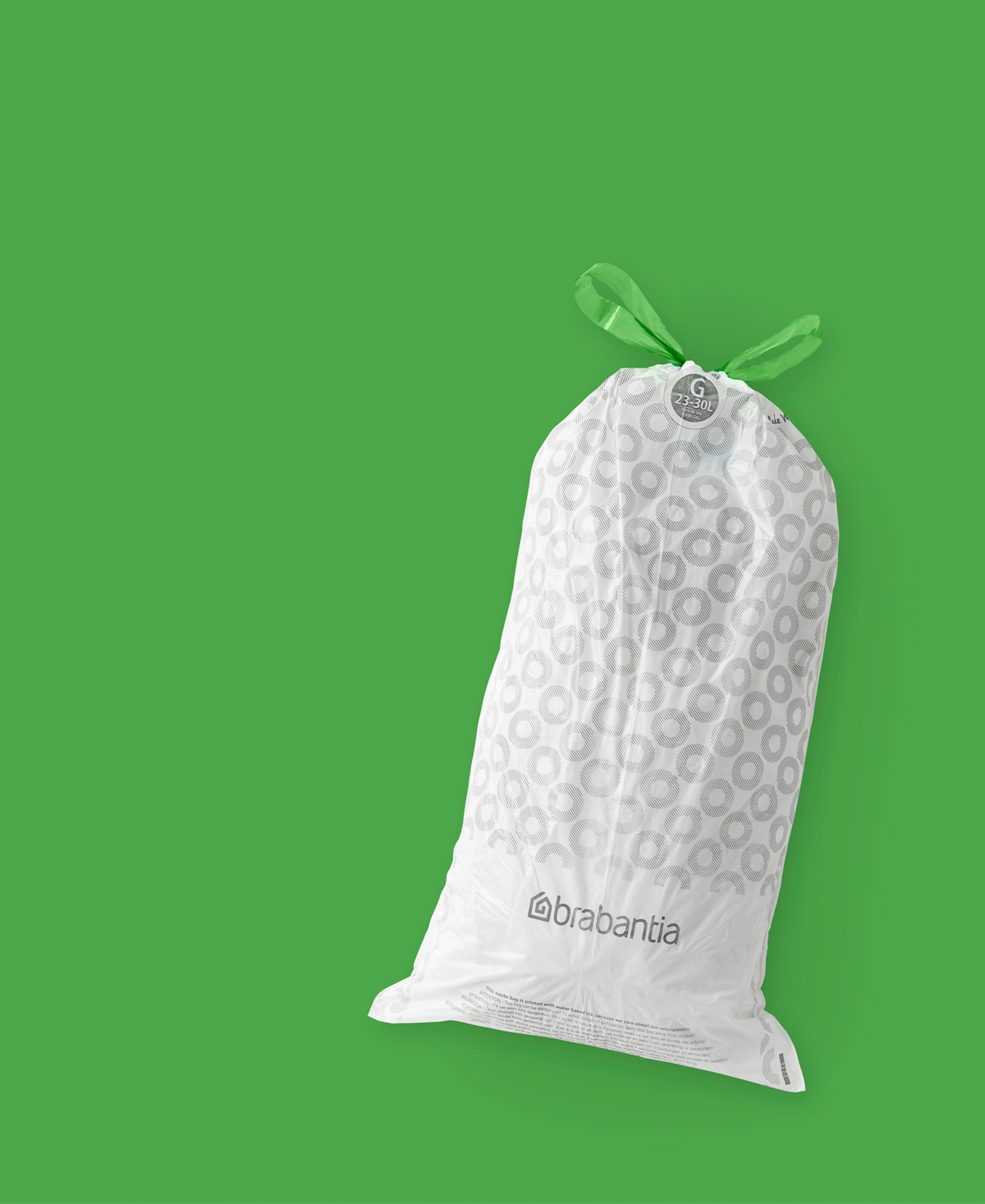 Shop Brabantia Perfectfit Trash Bags, Code G, 6-8 Gallon, 23-30 Liter, 120 Trash Bags In White