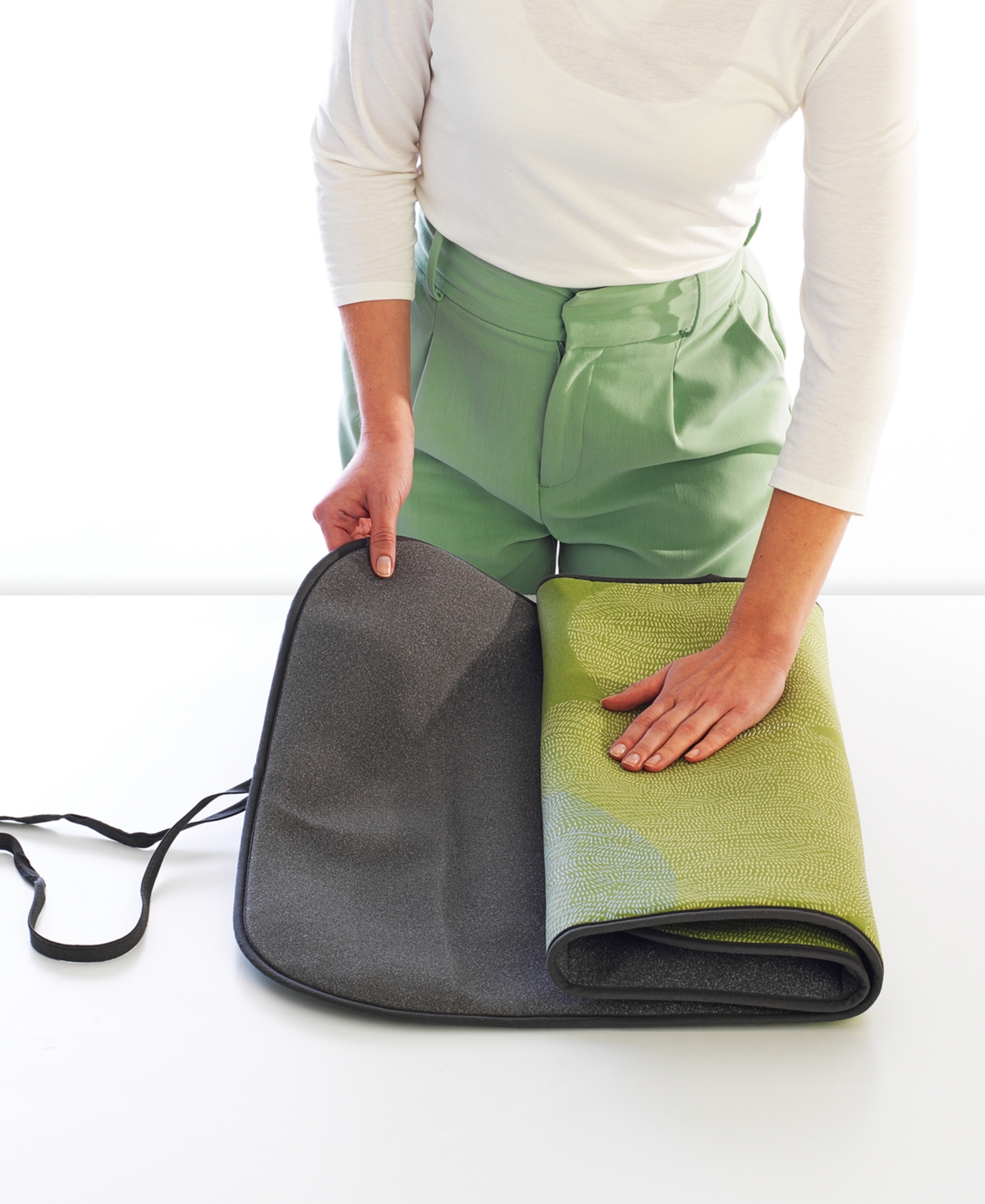 Shop Brabantia Ironing Blanket, 25.6" X 1.6", 65 X 120 Centimeter In Calm Rustle