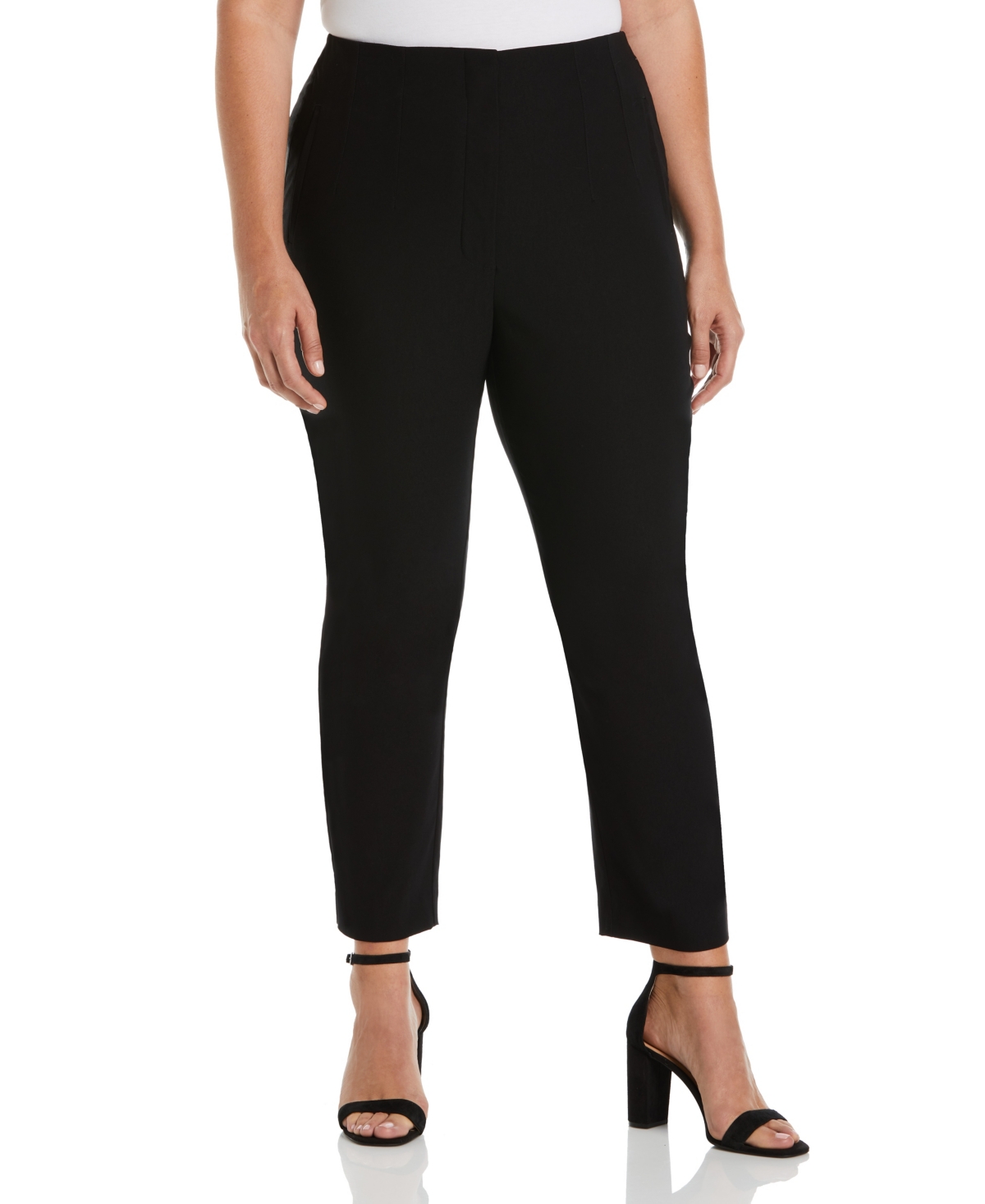 Ella Rafaella Plus Size Straight Leg Pants