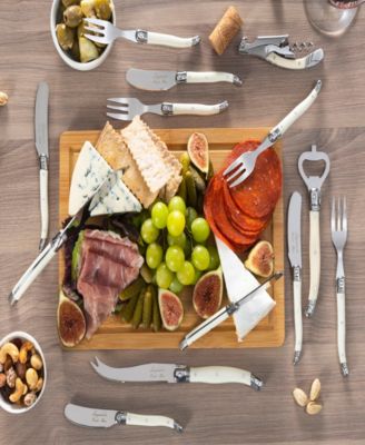 Laguiole Ultimate 13-Piece Charcuterie and Barware Set with Handles
