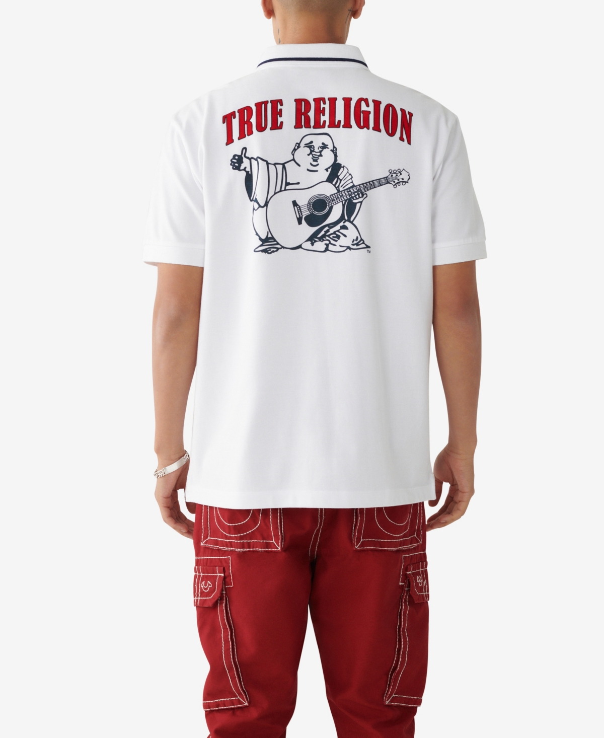 Men's Regular Fit Short Sleeve JV7 Polo Shirt - Optic White