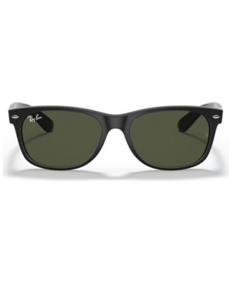 Unisex Low Bridge Fit Sunglasses, RB2132F NEW WAYFARER MATTE 55