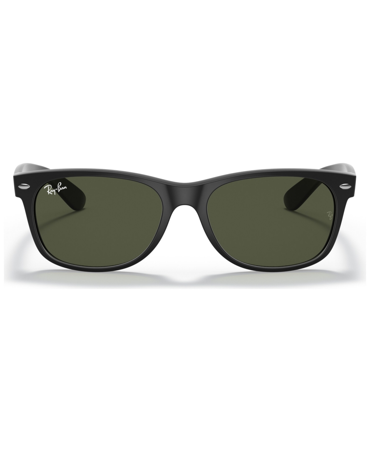 Ray Ban Unisex Low Bridge Fit Sunglasses, Rb2132f New Wayfarer Classic 58 In Black