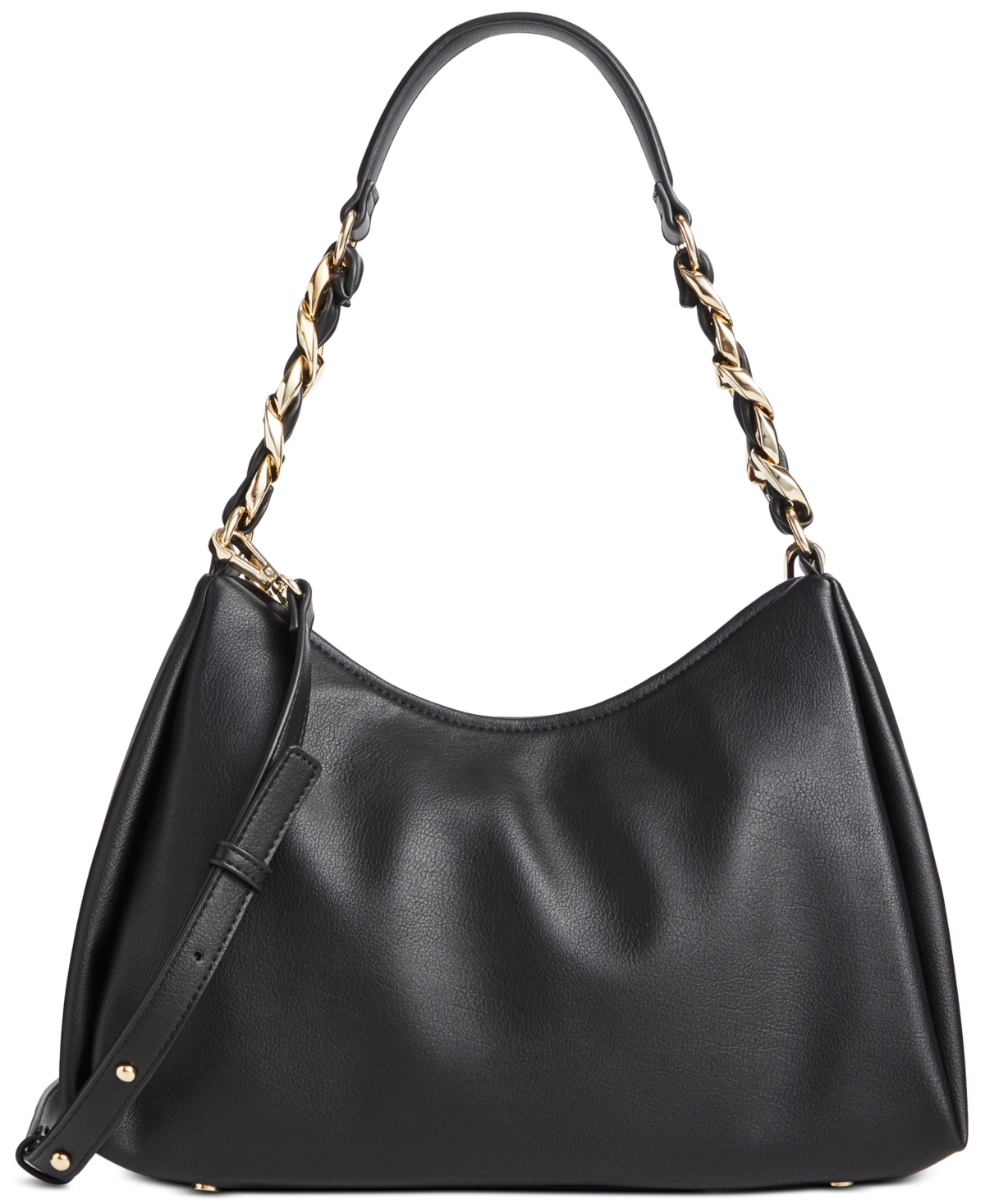 Nattah Hobo Bag, Created for Macy's - Black