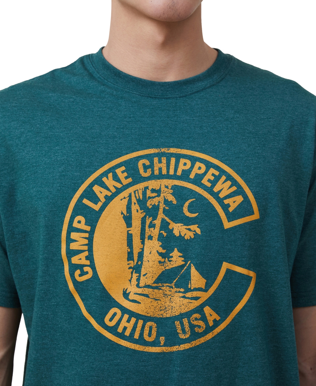 Cotton On Men's Loose Fit Souvenir T-shirt - Chippewa