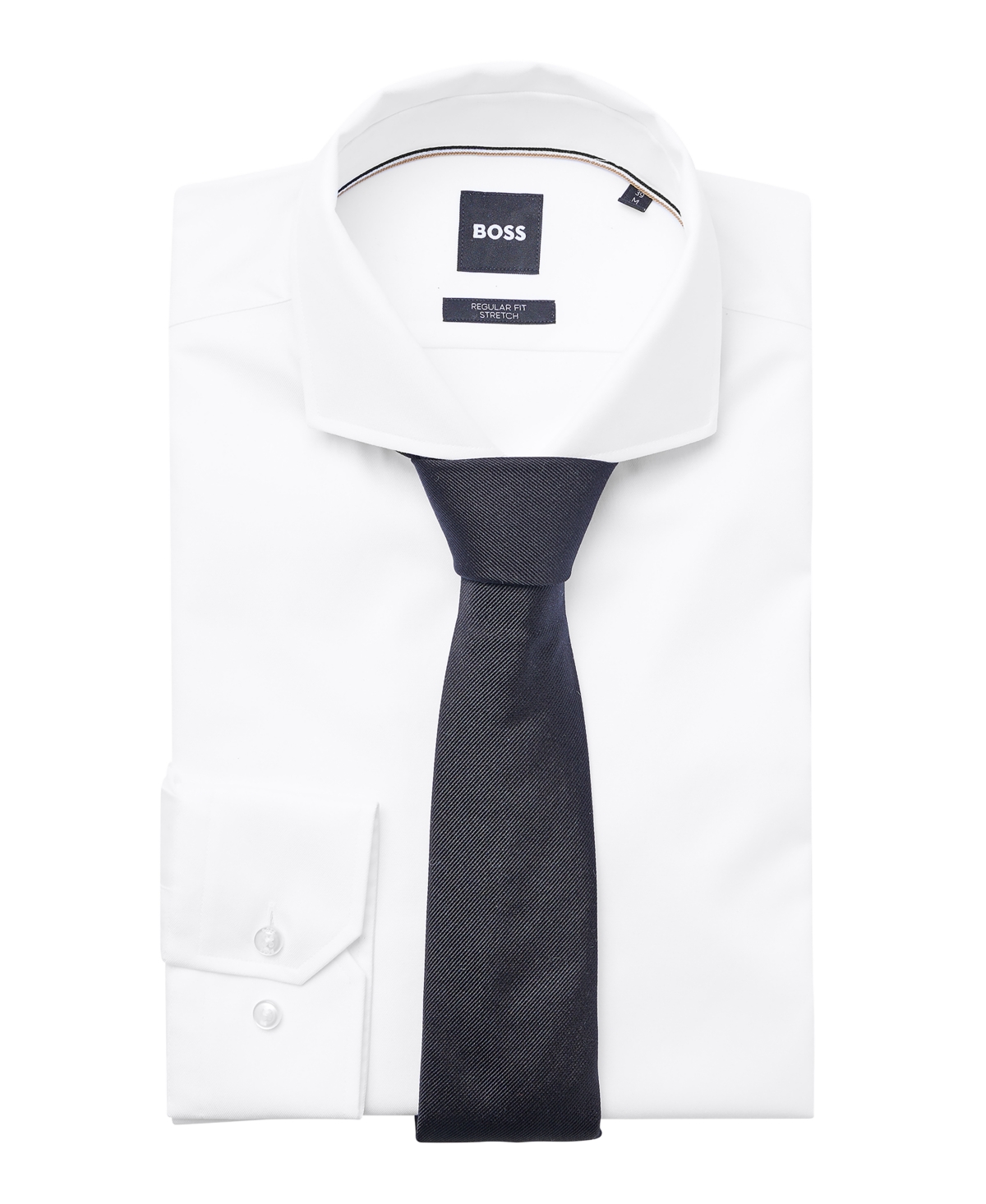 Hugo Boss Boss By  Men's Silk Jacquard Formal Tie In Black