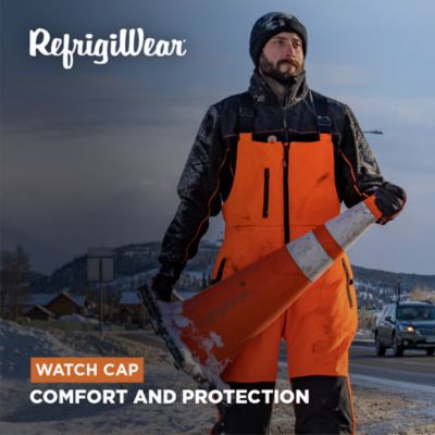 RefrigiWear Мужская шапочка для часов из полушерстяной ткани RefrigiWear - влагоотталкивающая шапочка для холодной погоды 4190₽