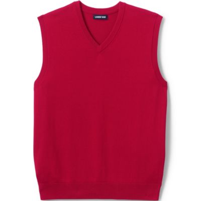 Men's Cotton Modal Fine Gauge Sweater Vest