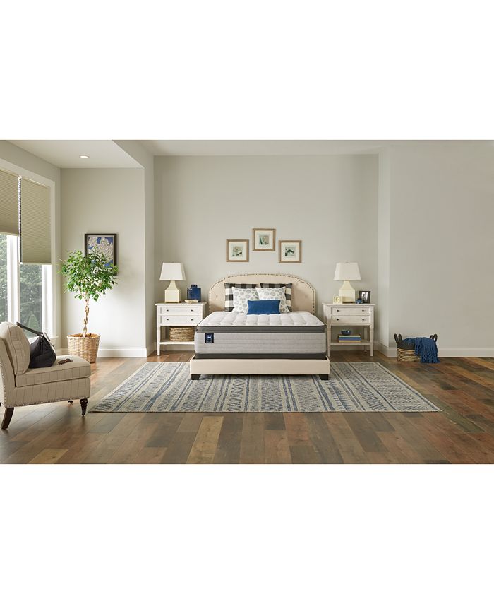 Sealy Spring Bloom Soft Euro Pillow Top 14" Mattress Full Macy's