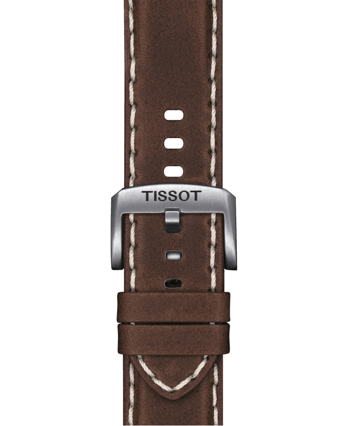 Shop Tissot Official Interchangeable Brown Leather Watch Strap