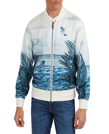 Eden Reversible Satin Bomber Jacket