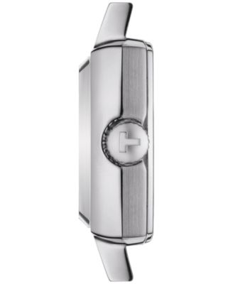 Women's Swiss Lovely Square Stainless Steel Bracelet Watch 20mm