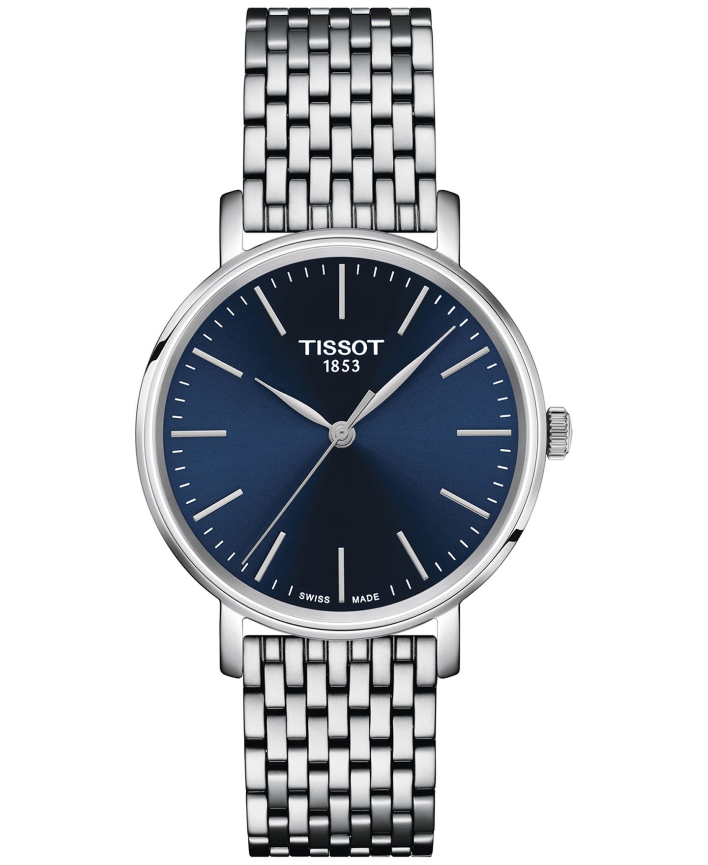 Женские часы Tissot Everytime на стальном браслете 34 мм — фото 1
