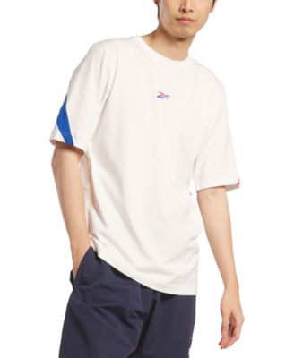Reebok - Men's Classics Brand Proud Relaxed-Fit Colorblocked Logo Graphic T-Shirt