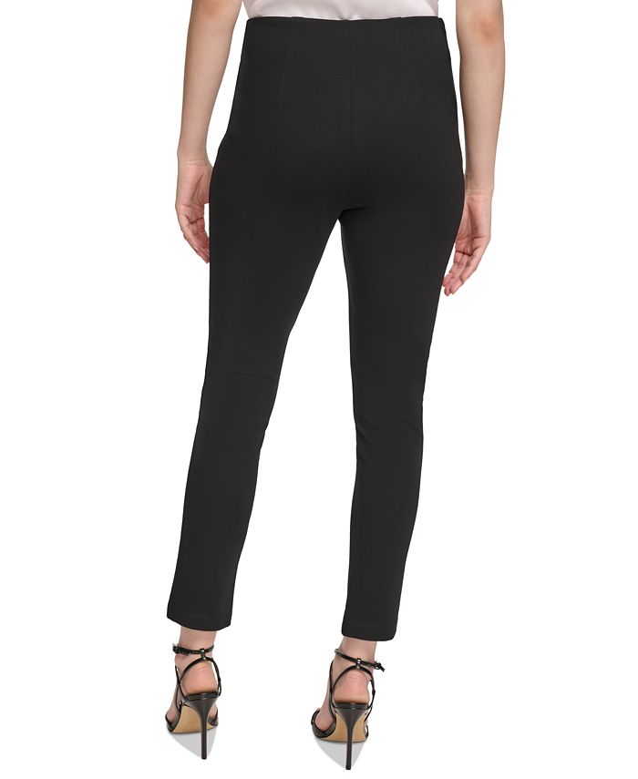 Calvin Klein Women's Pull-On Slit Ankle Pants - Macy's
