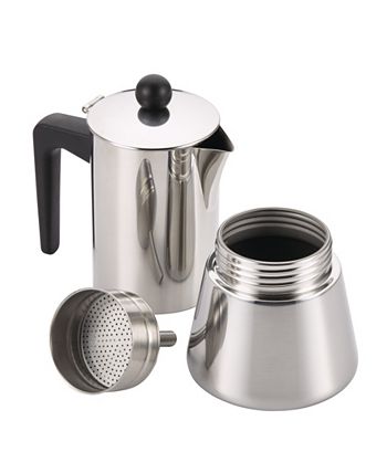 4 Cup Stainless Steel Moka Pot