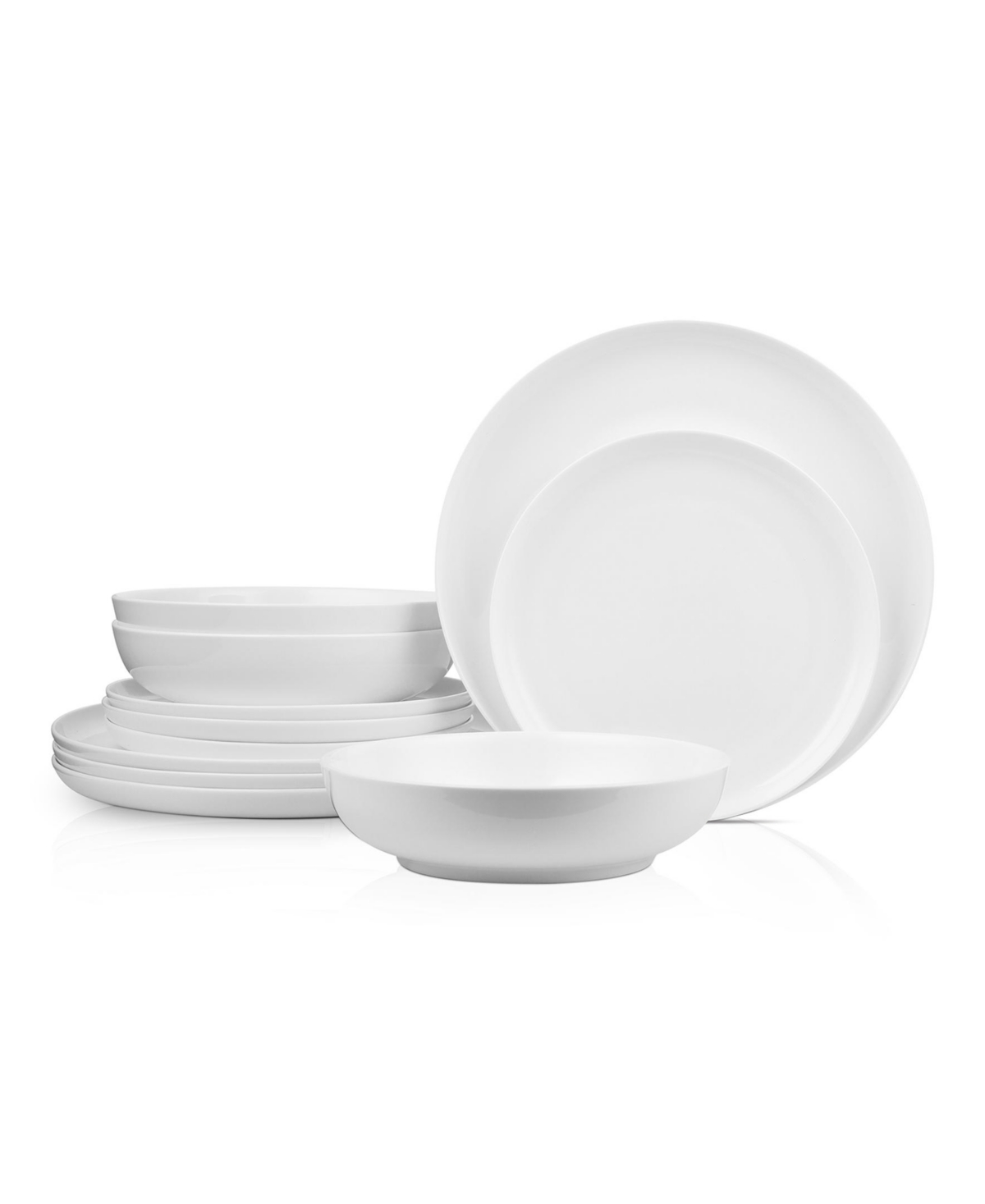 Shop Stone Lain Gabrielle 12 Piece Dinnerware Set, Service For 4 In White
