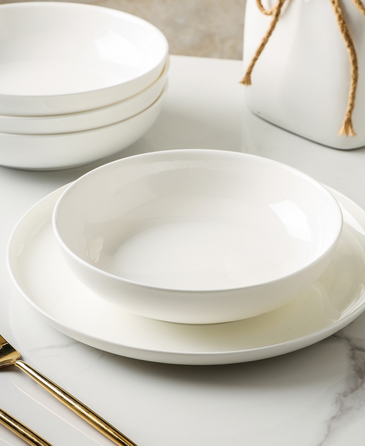 Stone Lain Gabrielle Pc. Dinnerware Set, Service for 8