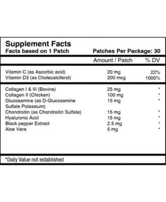 Collagen Plus Vitamin Patch by (30-Day Supply)
