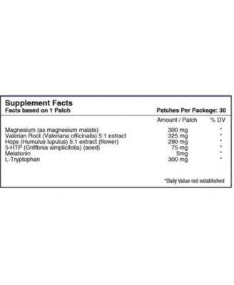 Sleep Aid Topical Vitamin Patch by (30-Day Supply)