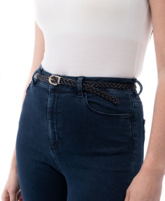 Women's 2-Pk. Solid & Braided Belt Set