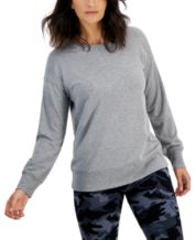 Ideology Women's Activewear Print Quarter-Zip Top long sleeves XS