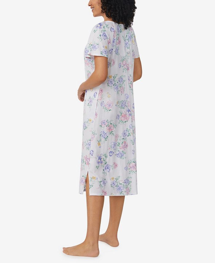 Aria Women's Short Sleeve Long Nightgown Macy's
