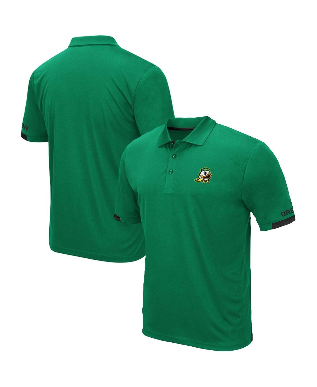 Colosseum Men's  Green Oregon Ducks Big And Tall Santry Polo Shirt