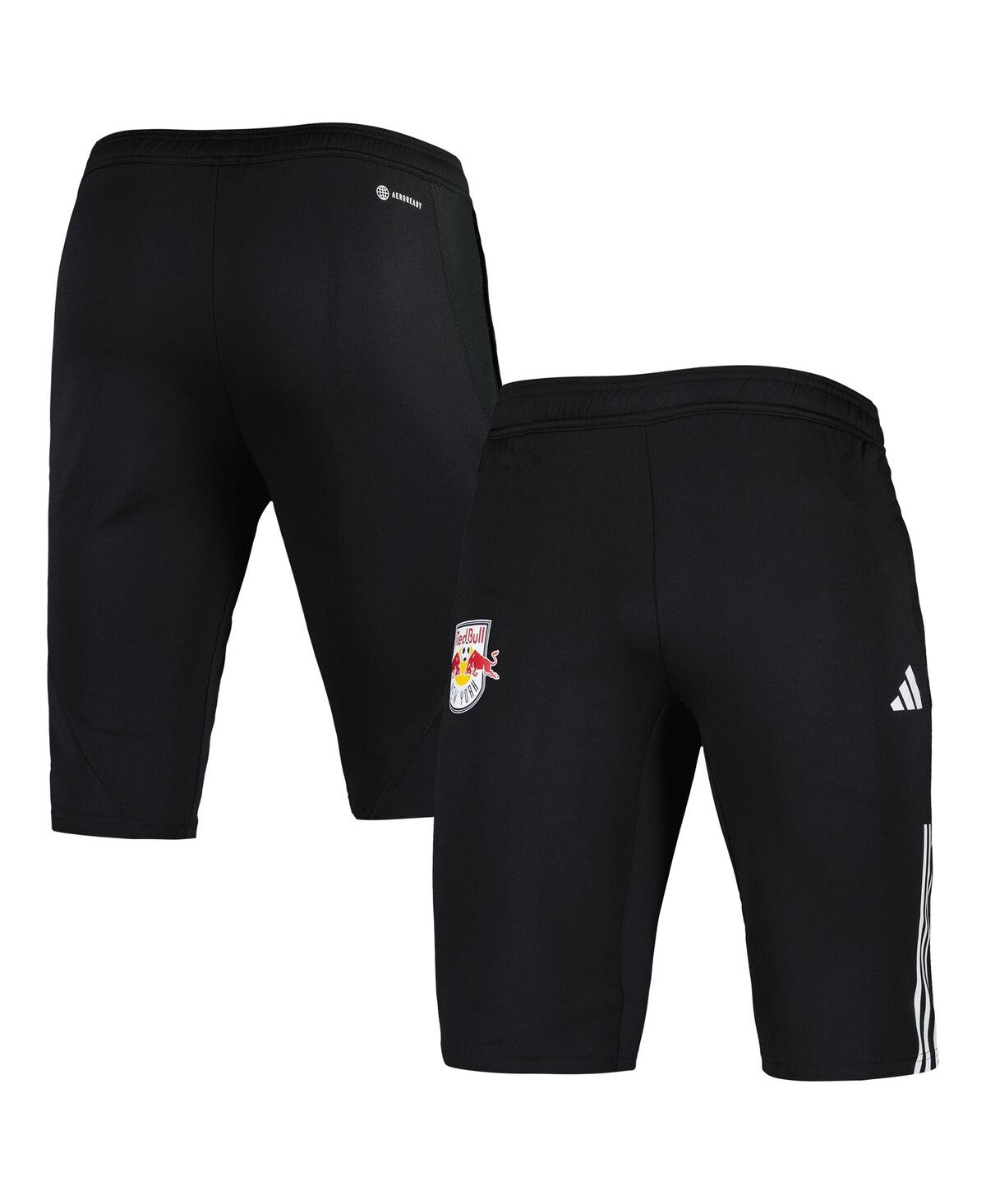Shop Adidas Originals Men's Adidas Black New York Red Bulls 2023 On-field Training Aeroready Half Pants