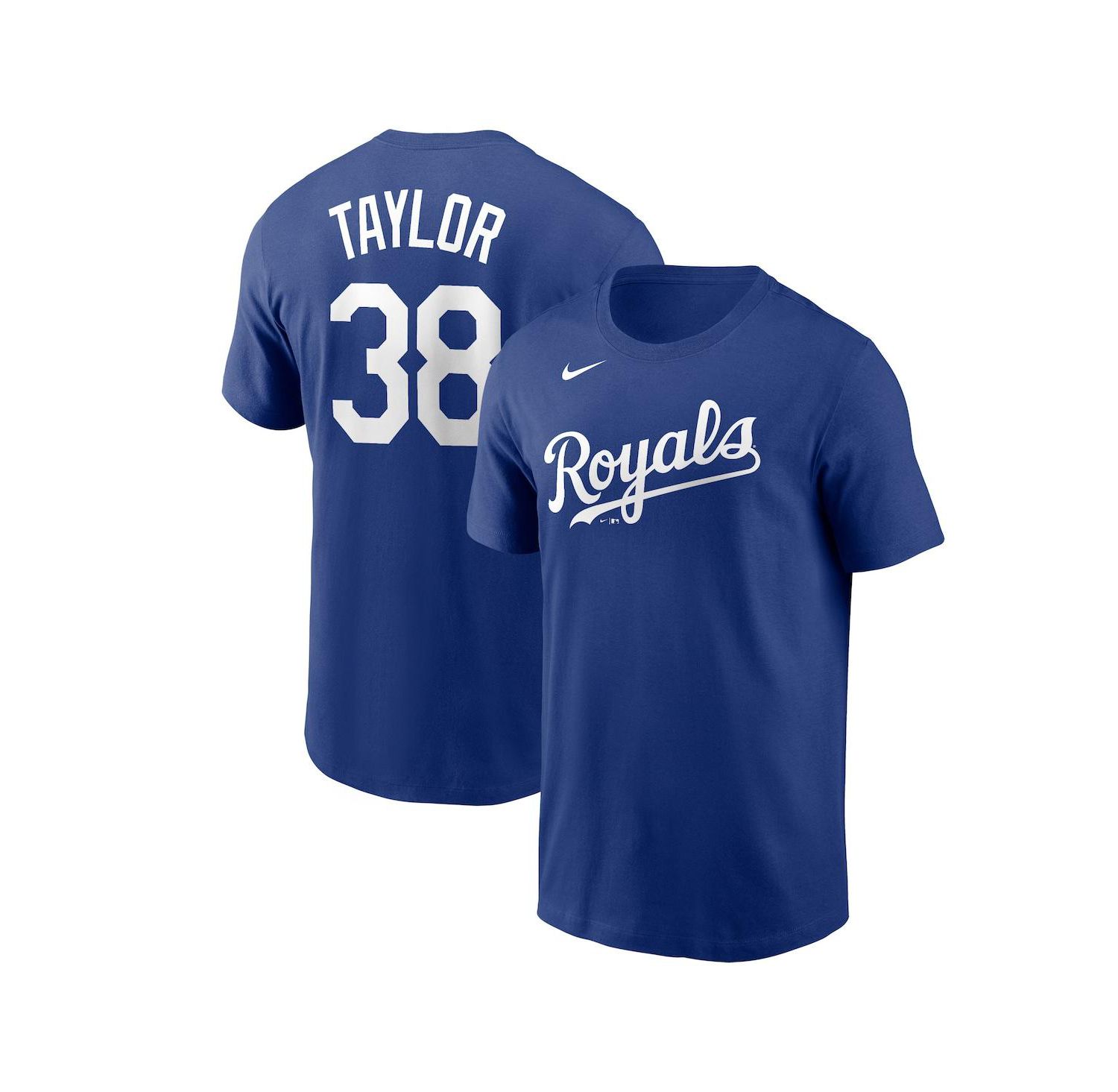 Men's Josh Taylor Royal Kansas City Royals Name and Number T-shirt