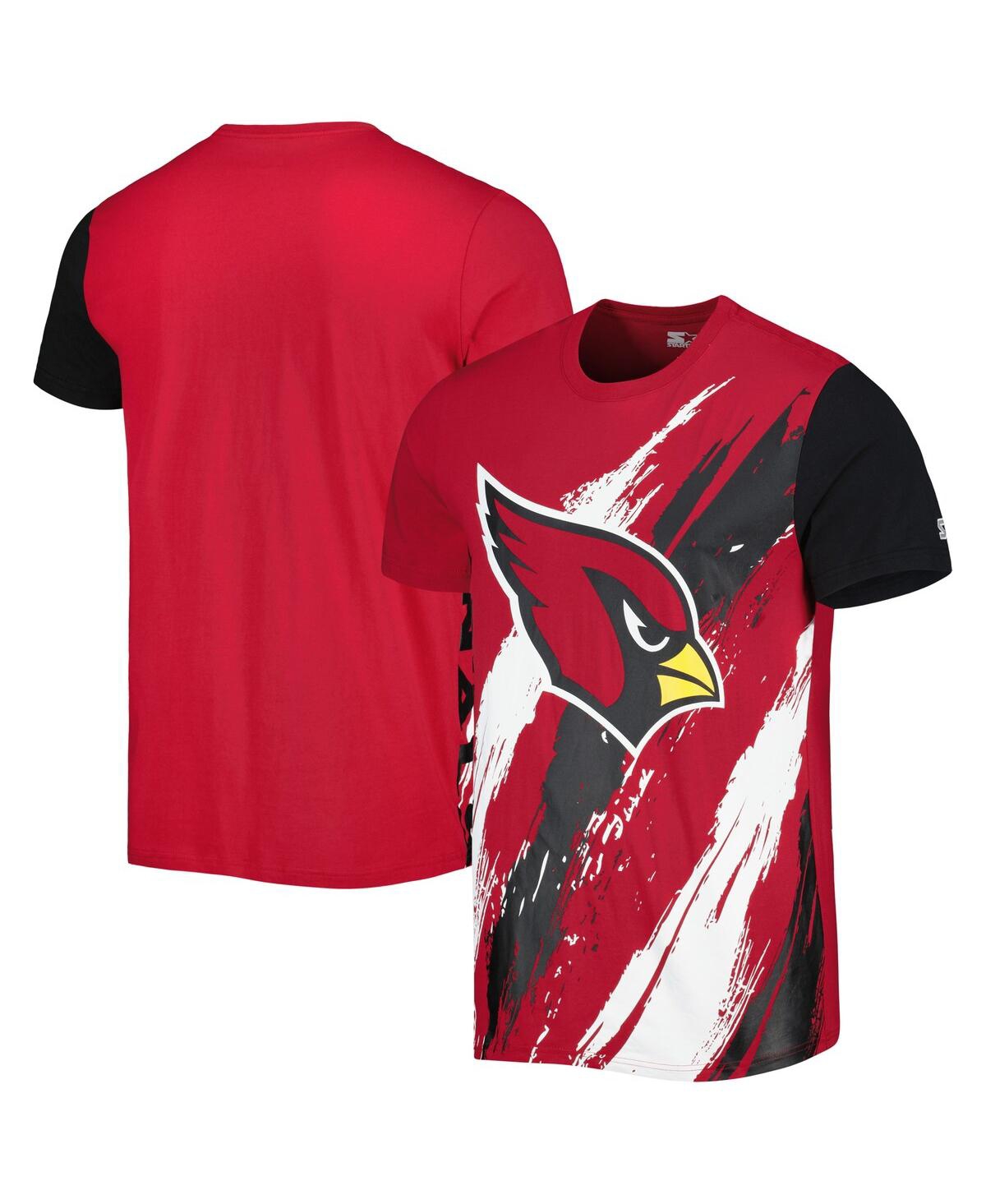 Shop Starter Men's  Cardinal Arizona Cardinals Extreme Defender T-shirt