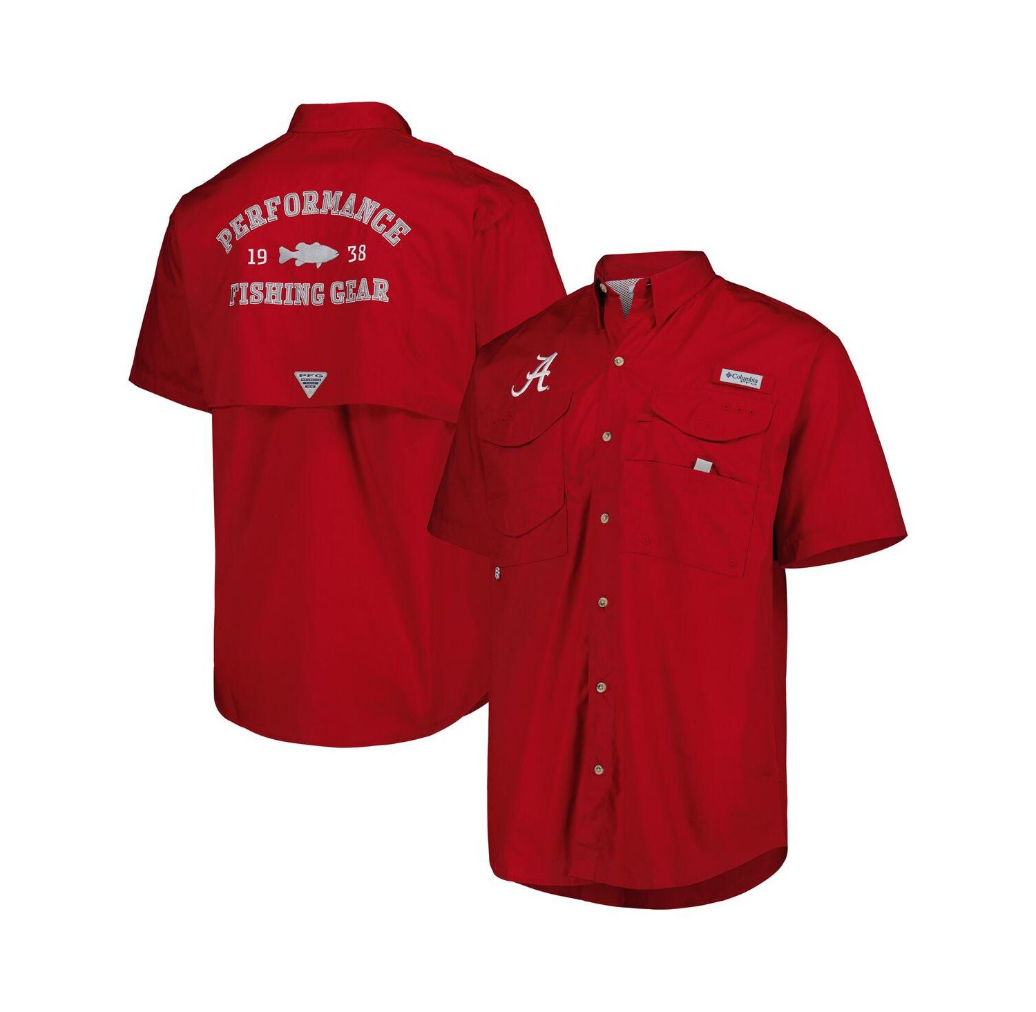 Men's Crimson Alabama Crimson Tide Bonehead Button-Up Shirt