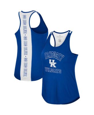 Women's Royal Kentucky Wildcats 10 Days Racerback Scoop Neck Tank Top