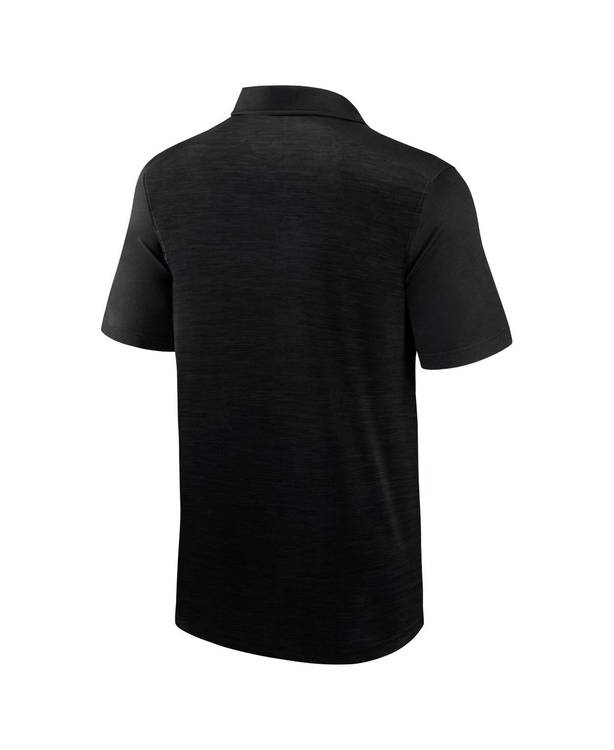 Men's FanaticsOregon Ducks Classic Homefield Polo Shirt - Heather Black