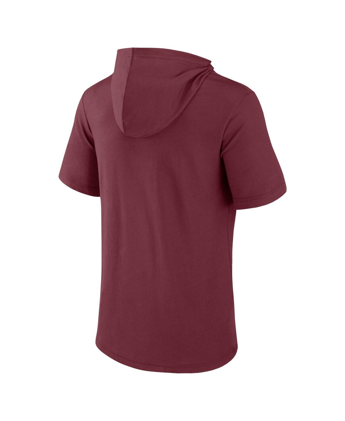 Fanatics Branded Maroon Texas A&m Aggies Outline Lower Arch Hoodie T-shirt In Maroon