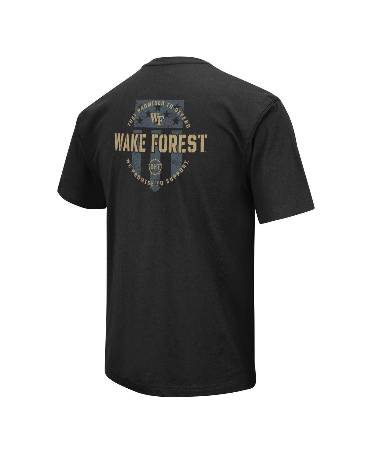 Shop Colosseum Men's  Black Wake Forest Demon Deacons Oht Military-inspired Appreciation T-shirt