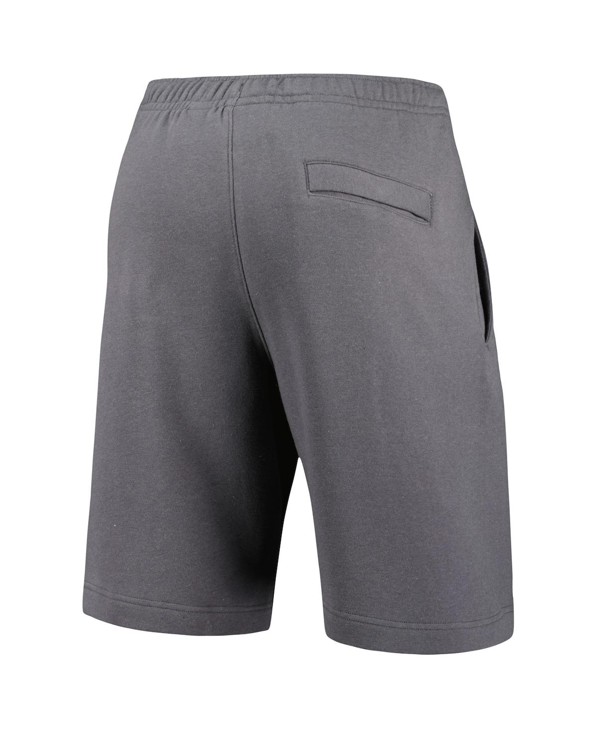 Shop Nike Men's  Gray Ohio State Buckeyes Fleece Shorts