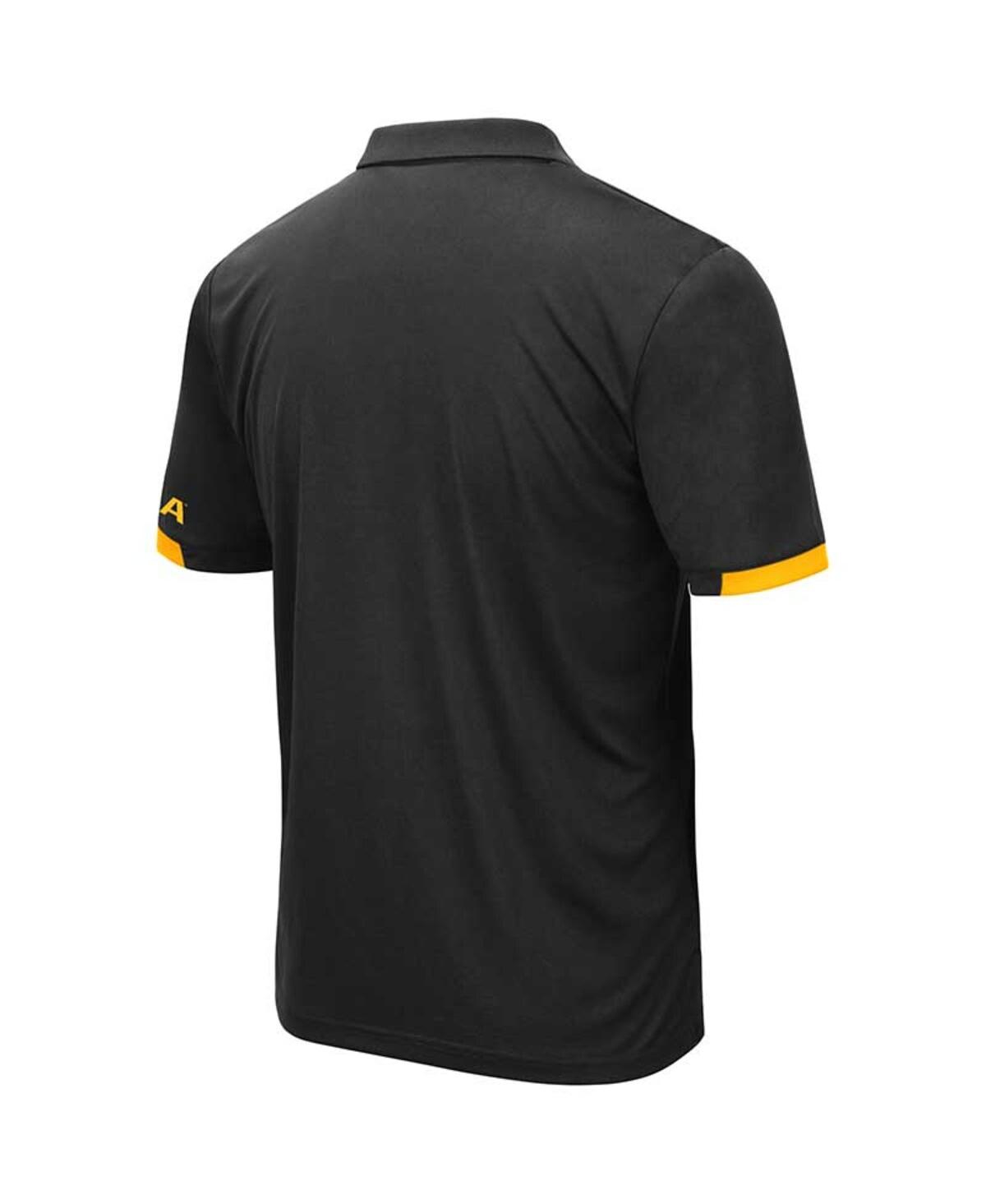 Shop Colosseum Men's  Black Iowa Hawkeyes Big And Tall Santry Polo Shirt