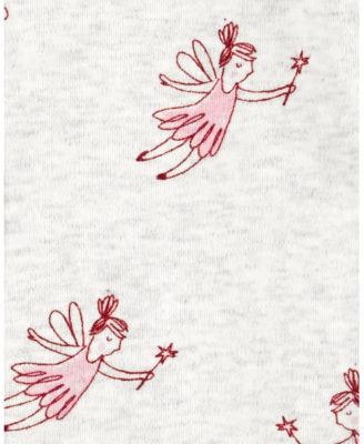 Baby Girls Ballet Snap Up Sleep and Play