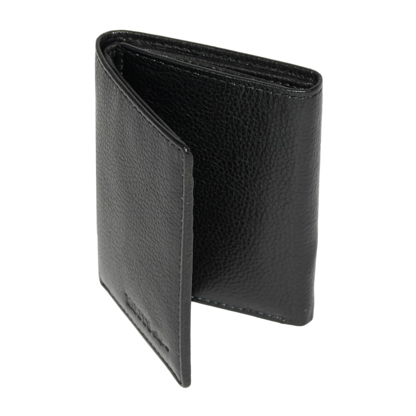 Мужской кошелёк Roots Men Leather Trifold Wallet, цвет: Чёрный — фото 2