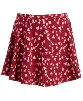 Epic Threads - Toddler & Little Girls Multi Heart-Print Scooter Skirt