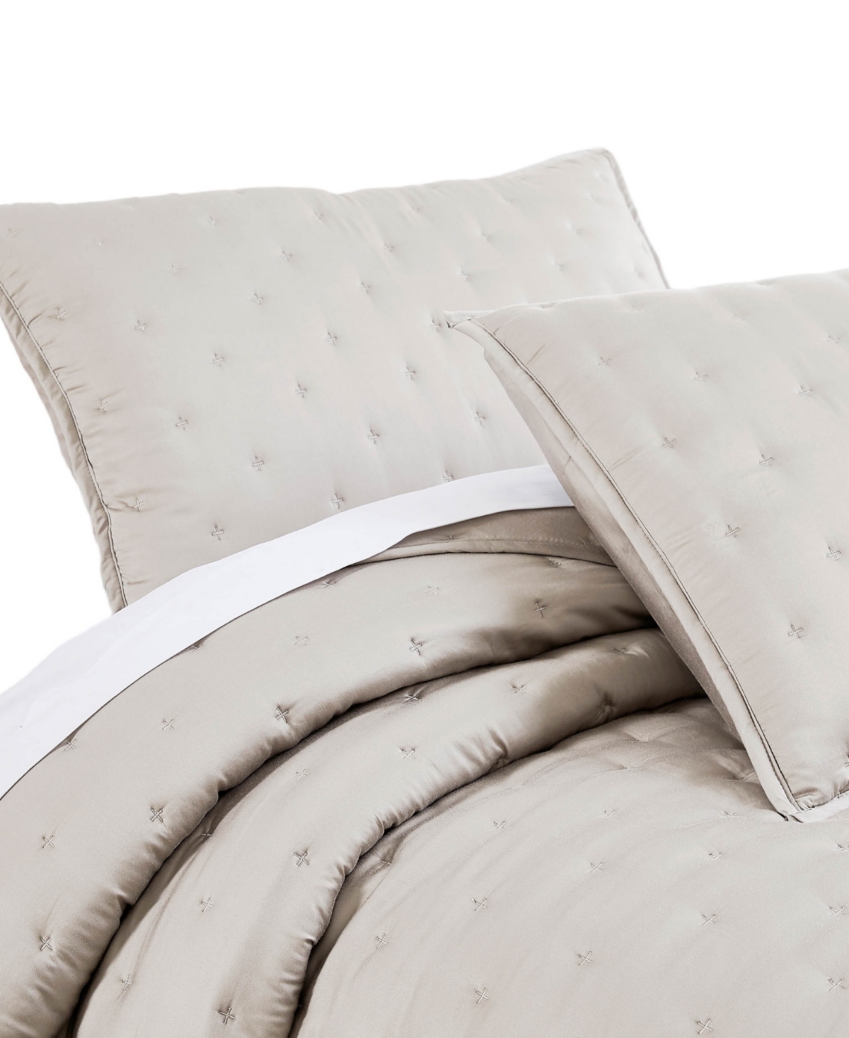 Southshore Fine Linens Luxurious 100% Viscose 3-Pc. Quilt Set