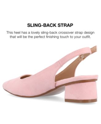 Women's Sylvia Sling Back Block Heel Pumps