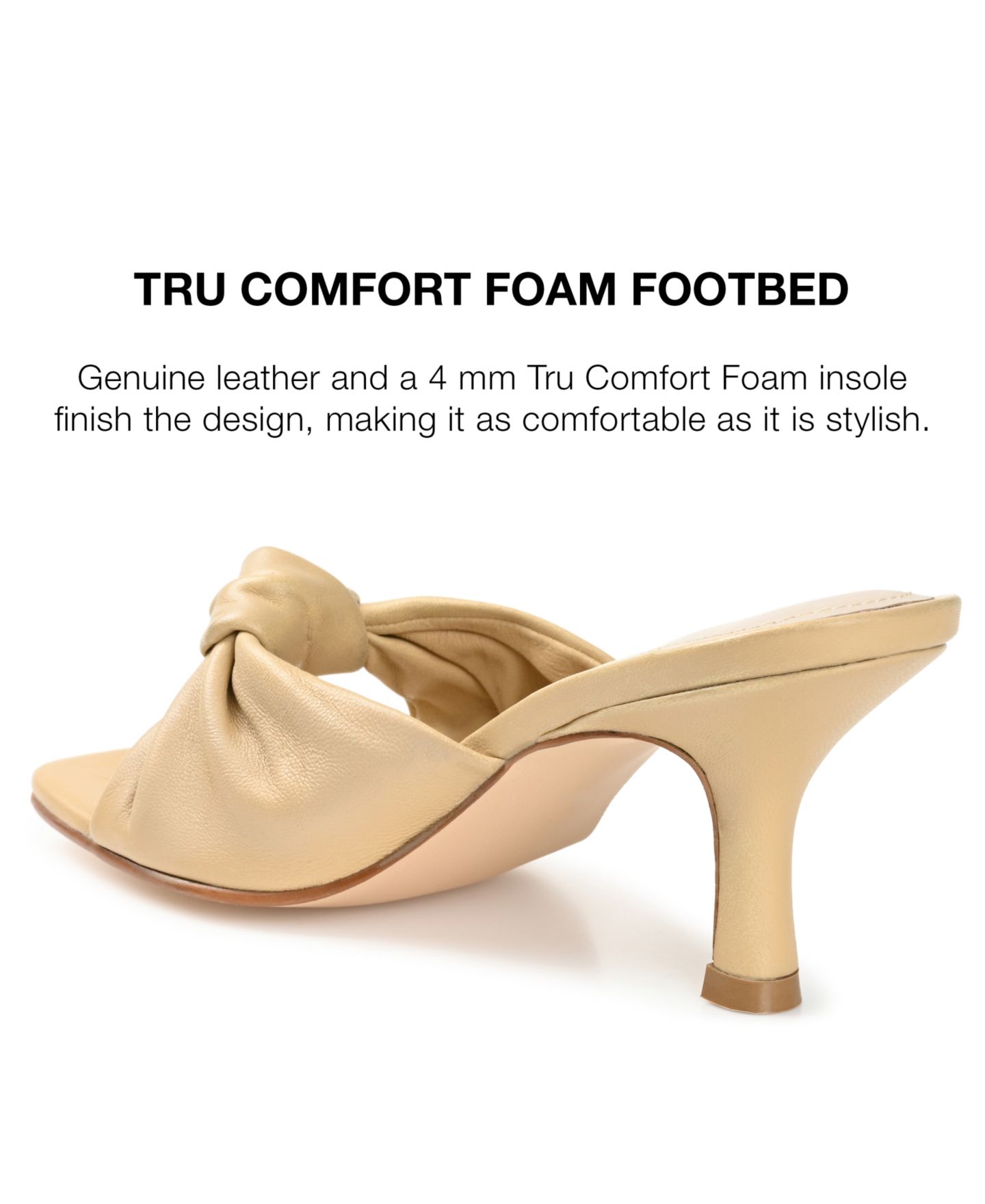 Женские сандалии Journee Signature Finlee Knotted Dress Sandals, цвет: Рыжевато-коричневый — фото 7